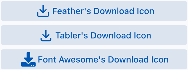 Icons in Buttons