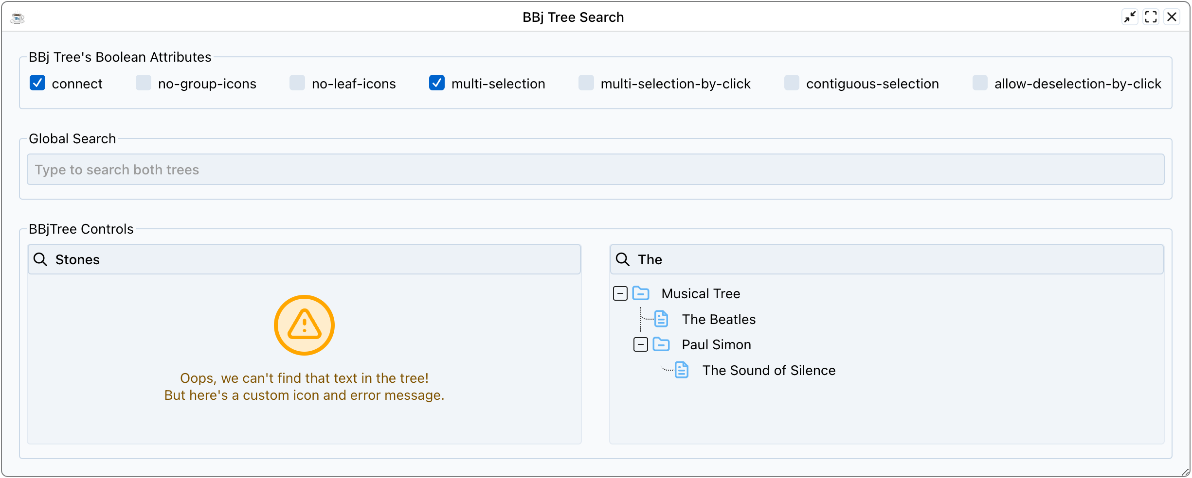 Tree Search Demo