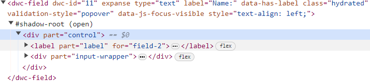 EditBox with attribute label