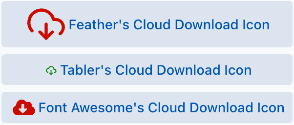 Icon Button Examples