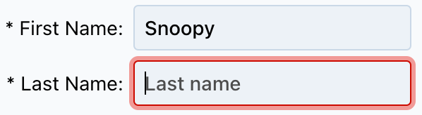 Validation States Example
